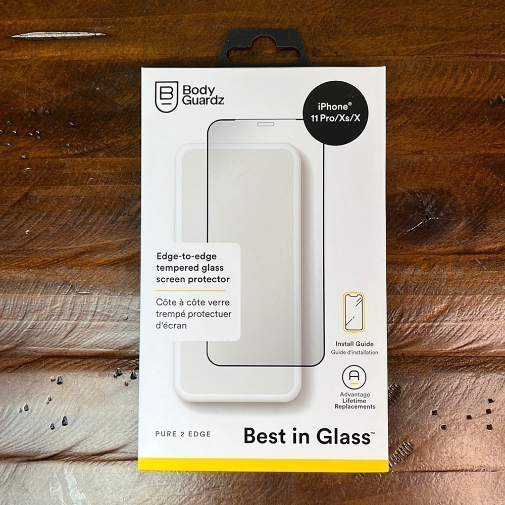 Body Guardz Tempered Glass Screen Protector iPhone 11 Pro/Xs/X